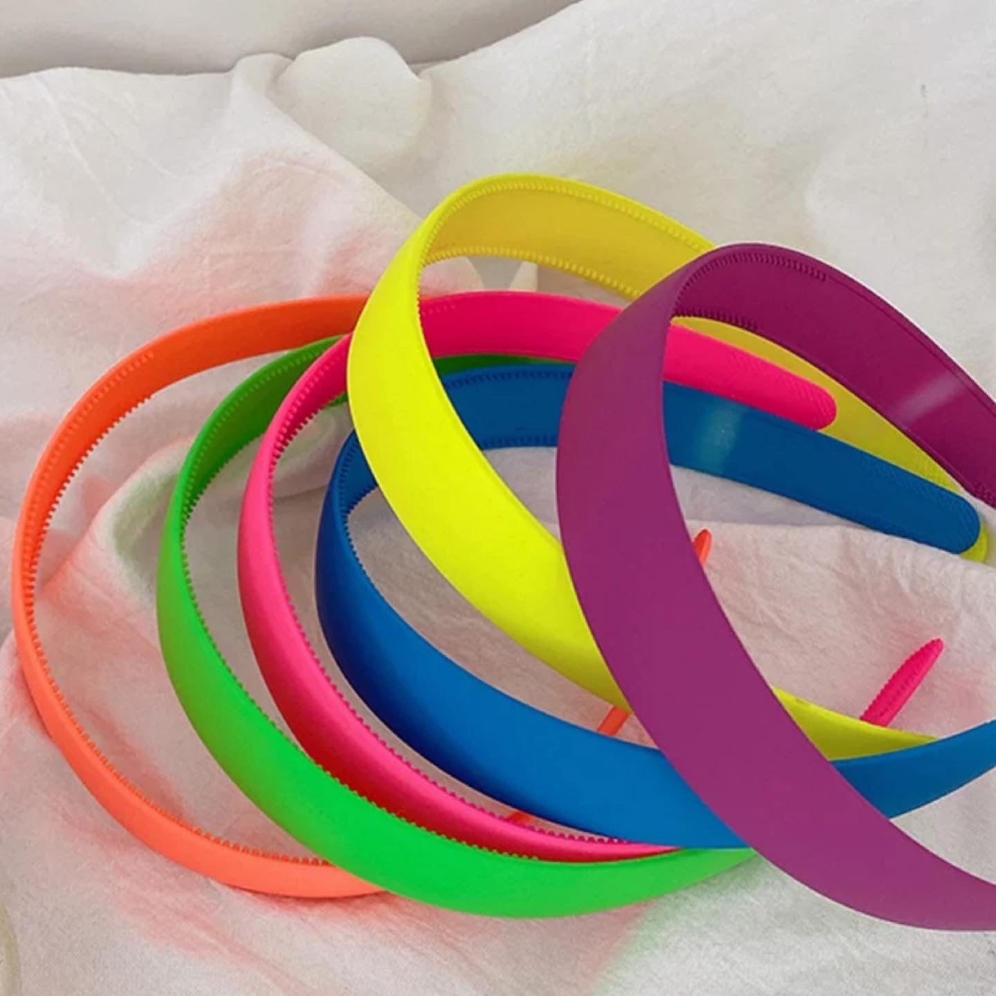 neon colorful headband for girls and woman