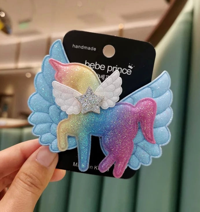 Unicorn hair clips456