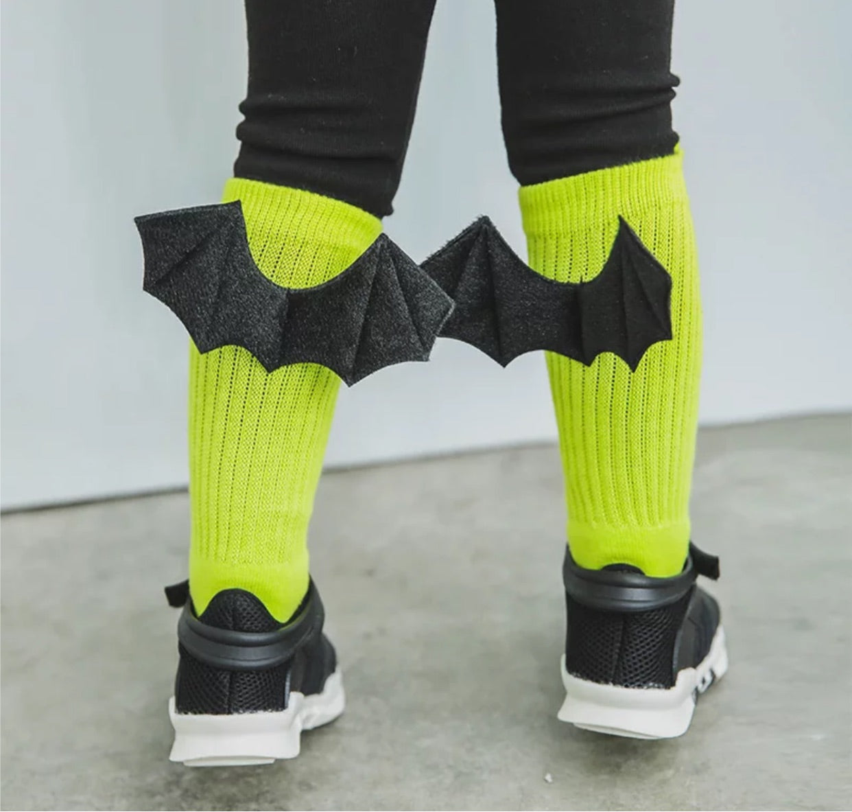 Light green girl and boy socks