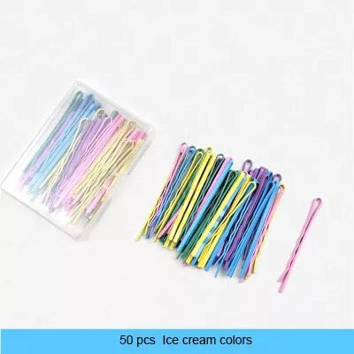 Bobby pins mix light color 50 pcs